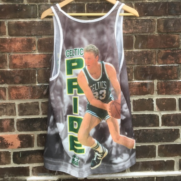 Larry Bird Starter Mesh Jersey - Picture 2 of 4